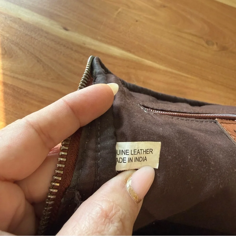 Woven Leather Backpack - Picture 12 of 14